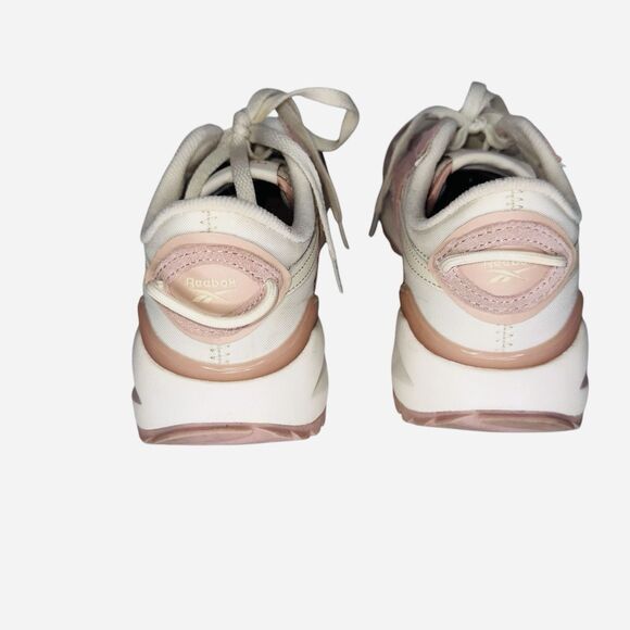 Reebok Comfort Footbed Womens Sz US 7.5 UK 5 Ivory Peach Pink Running Sneakers - Picture 5 of 11